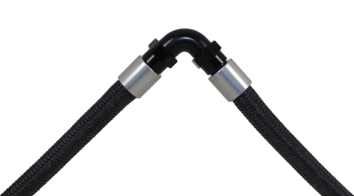 Speedflow -4 90° DOUBLE CRIMP HOSE END