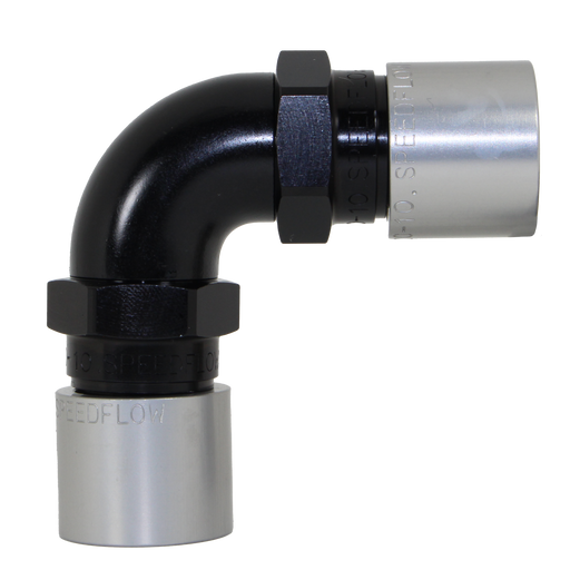 Speedflow -10 90° DOUBLE CRIMP HOSE END