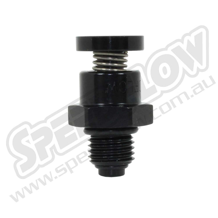 Speedflow BLOWER RELIEF VALVE 7/16-20 - BLACK