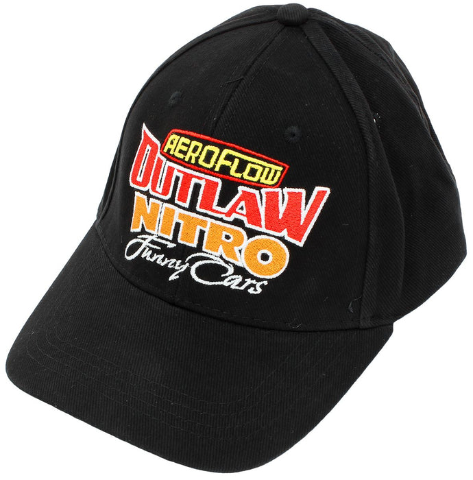 Aeroflow Outlaw Funny Car Black Cap  Adjustable Fit (Version 2)
