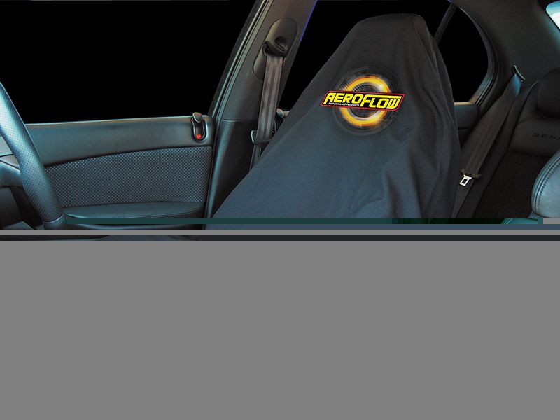 Throw Seat Cover  With Yellow Aeroflow Logo