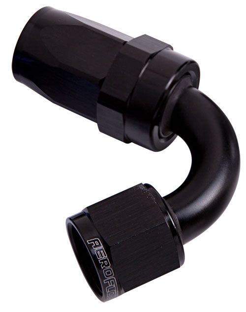 100 Series Taper 120° Swivel Hose End -16AN Black Finish. Suit 100 & 450 Series Hose