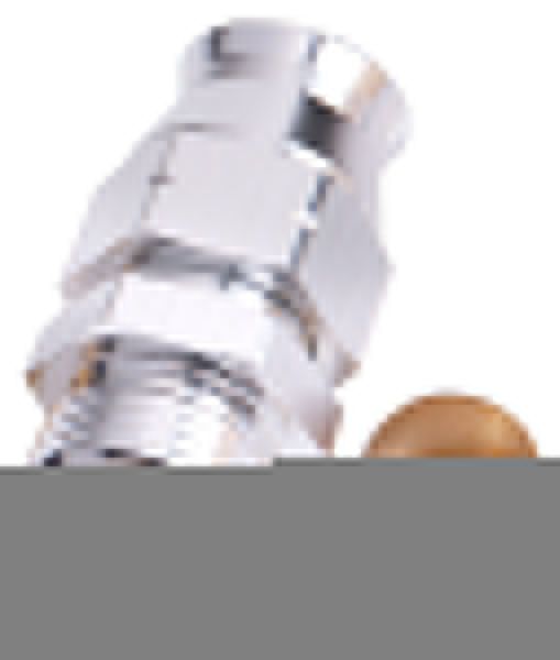 Tube to Male AN Adapter 1/4" to -4AN   Silver Finish. Suits Aeroflow, Moroso & Russell Tubing