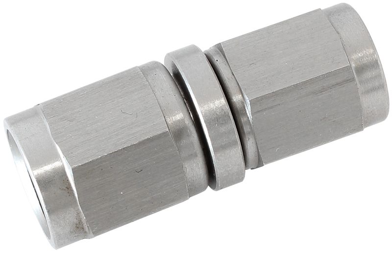 Female Coupler Reducer -4AN to -3AN   Stainless Steel Finish