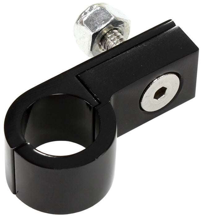 Billet Aluminium P-Clamp 1/4" (6.3mm)  Black Finish