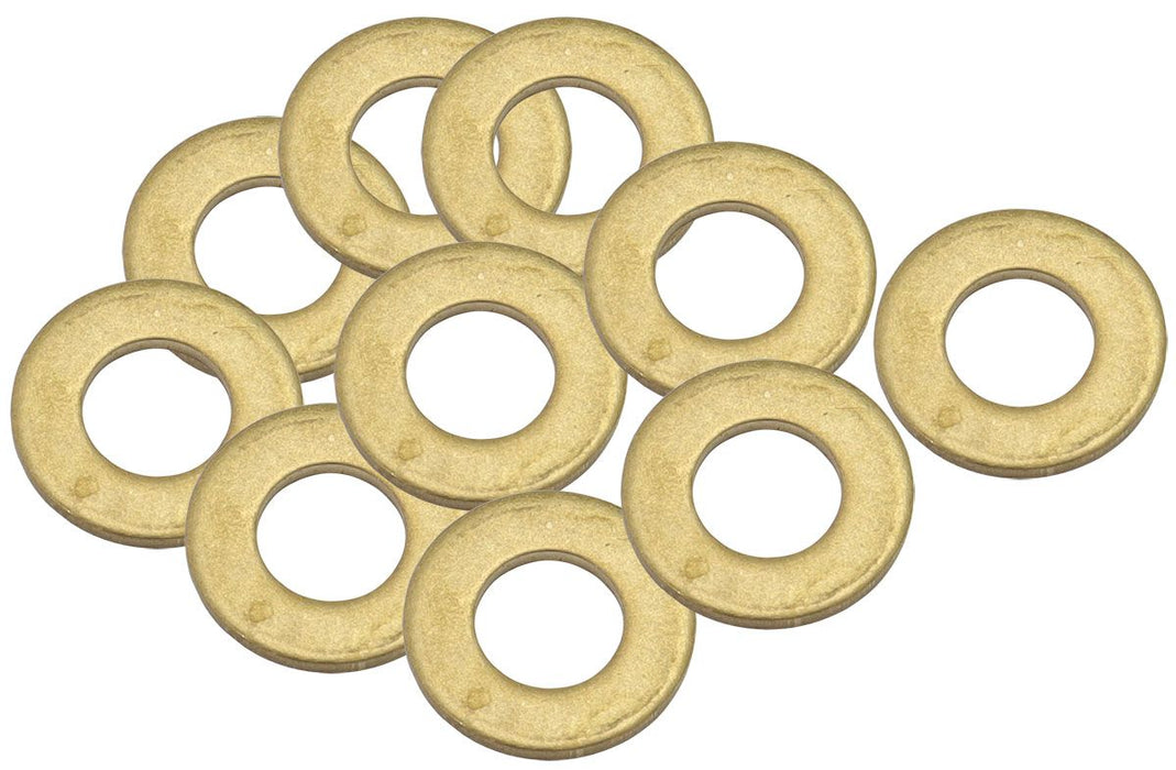 Metric Brass Washers 6mm I.D, 12mm O.D   10 Pack