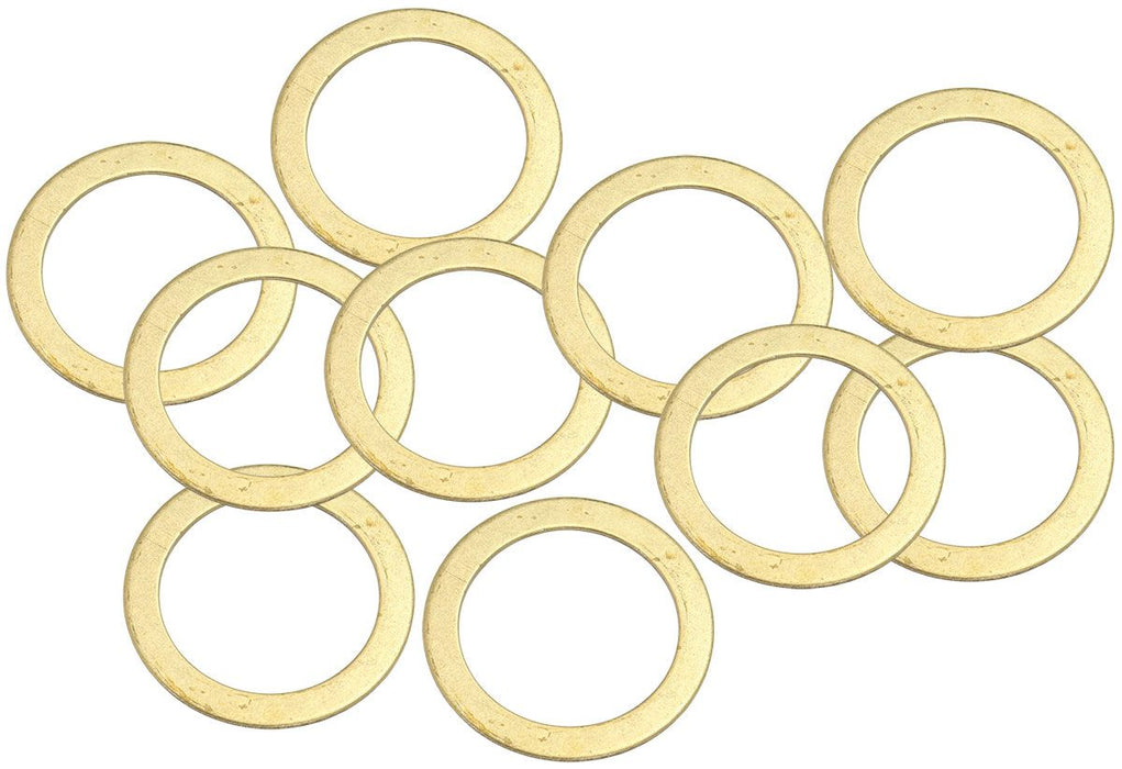 Metric Brass Washers 24mm I.D, 32mm O.D   10 Pack