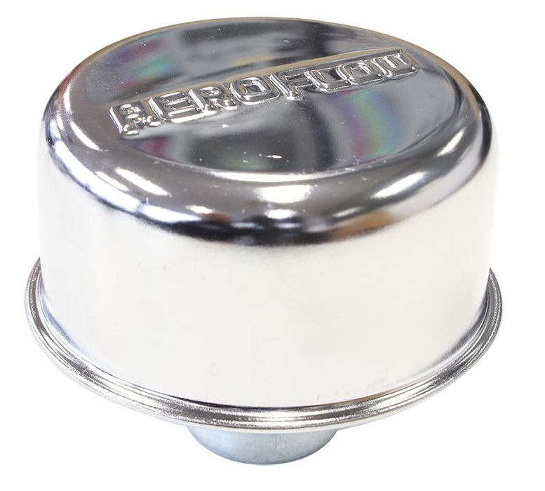 Chrome Valve cover Breather Push In, No Spout