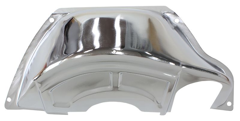 Flywheel Dust Cover - Chrome Suit GM Powerglide With SB & BB Chev