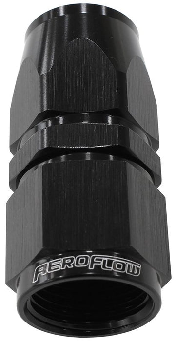 200 / 570 Series PTFE Straight Hose End -4AN  Black Finish. Suits 200 & 250 Series Hose