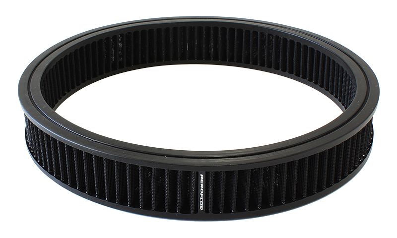 Replacement Round Air Filter Element  14" x 3", washable cotton filter element equivalent to A133