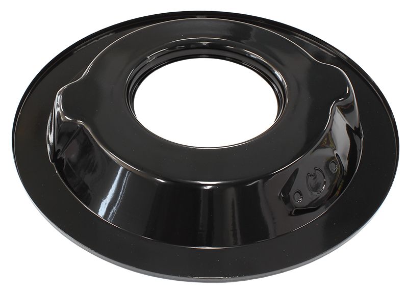 14"" Air Cleaner Base  Black With 1-1/8"" (28mm) Recessed Base"