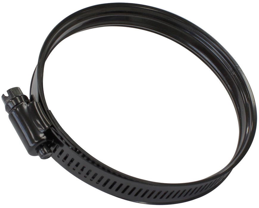 Constant Tension Dual Bead Black Stainless Hose Clamp 58mm (2.28") to 75mm (2.95") Clamping Range