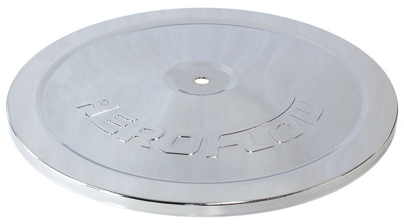 Air cleaner Top Plate Only Suit 9" O.D Filter, Steel Chrome Finish