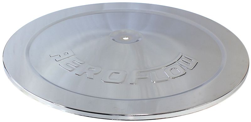 Air cleaner Top Plate Only Suit 14"" O.D Filter, Steel Chrome Finish"