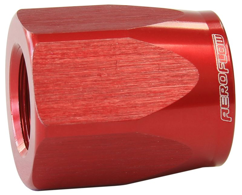 Taper Style Hose End Socket -4AN Red Finish. Suits 100 & 450 Series Hose Ends