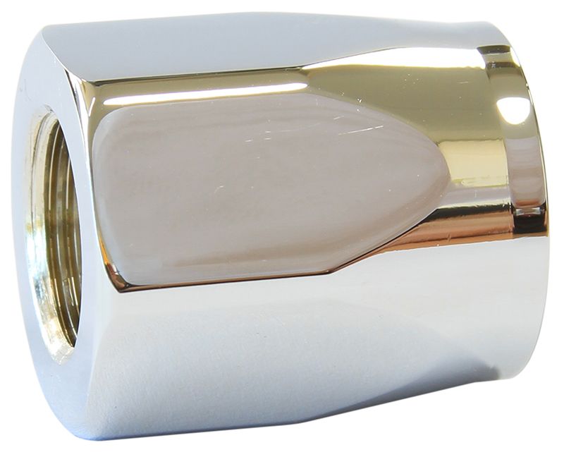 Taper Style Hose End Socket -8AN  Chrome Finish. Suits 100 & 450 Series Hose Ends