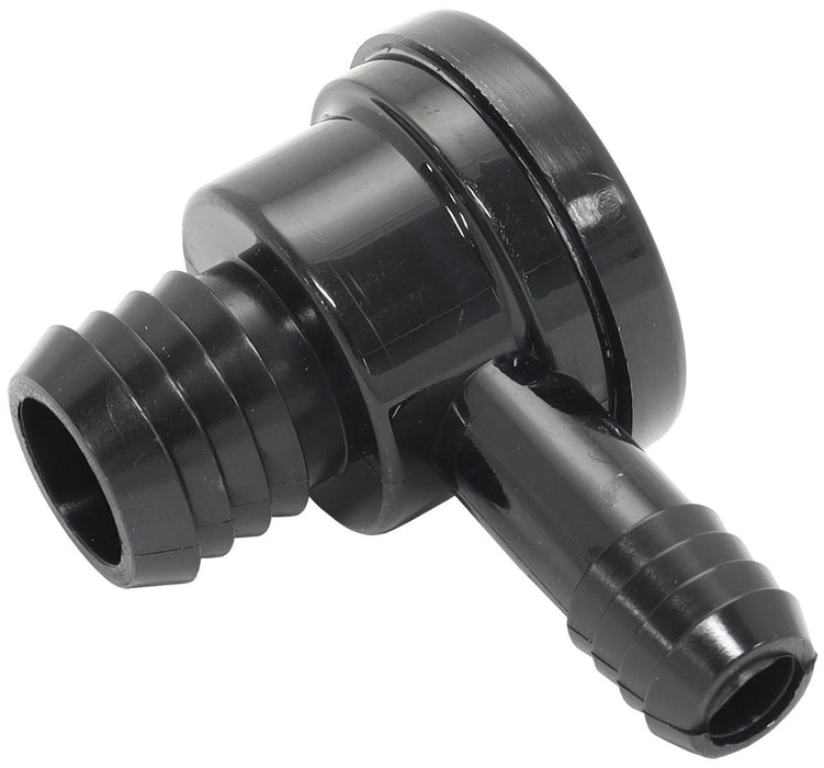 Brake Booster Check Valve Black Finish   3/8" Barb.