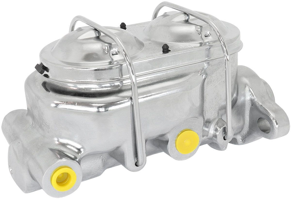GM Brake Master Cylinder 1-1/8" Bore Chrome Finish  Cast Iron with Dual Bowls