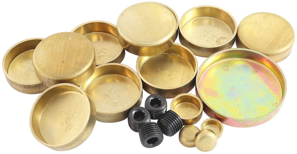Ford 289,302,351 Windsor Welsh Plug Kit  Brass Material