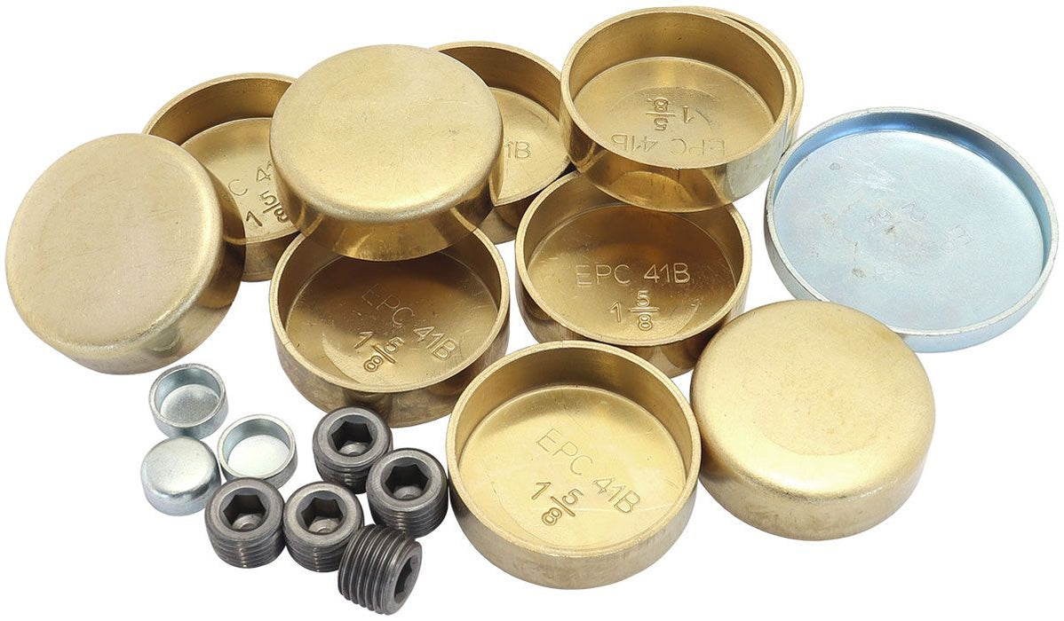 Small Block Chevy Welsh Plug Kit  Brass Material