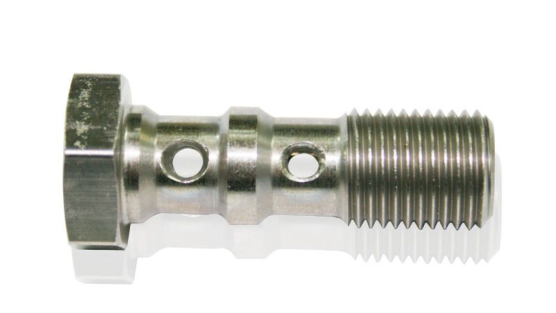 Stainless Steel Double Banjo Bolt M10 x 1.0mm  30mm Length