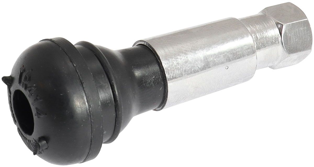 Rubber Pull-Thru ValveStem - Chrome Finish  Sold Individually, suits 7/16"Hole