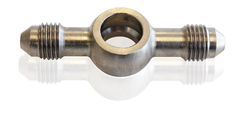 Stainless Steel Banjo with Double AN Fitting   10mm (3/8") Double Ended Banjo to -3AN Male