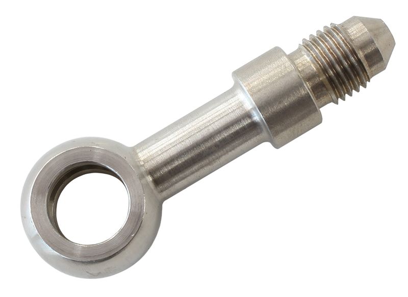 Stainless Steel Long Banjo to Male AN -3AN  10mm (3/8") to -3AN Male