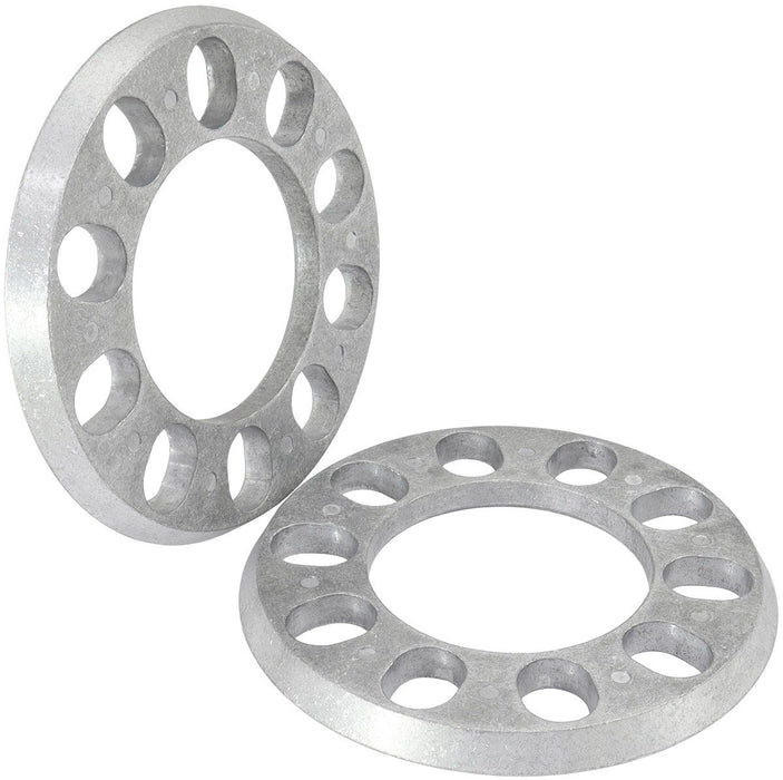 Slip on Aluminium Wheel Spacers, 7/16" (11.1mm) Thick   5 x 4.5" to 5.0" Bolt Circle