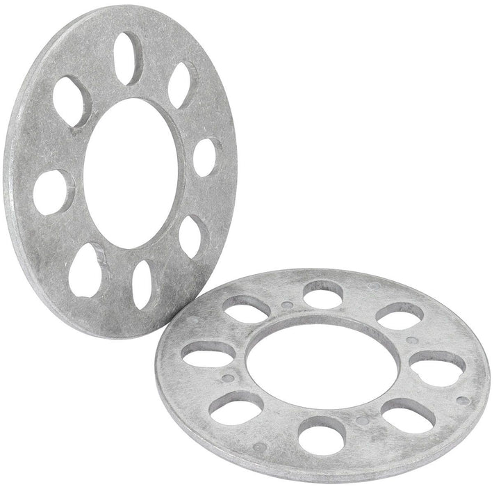 Slip on Aluminium Wheel Spacers, 1/4" (6.35mm) Thick   4 x 4.5" Bolt Circle