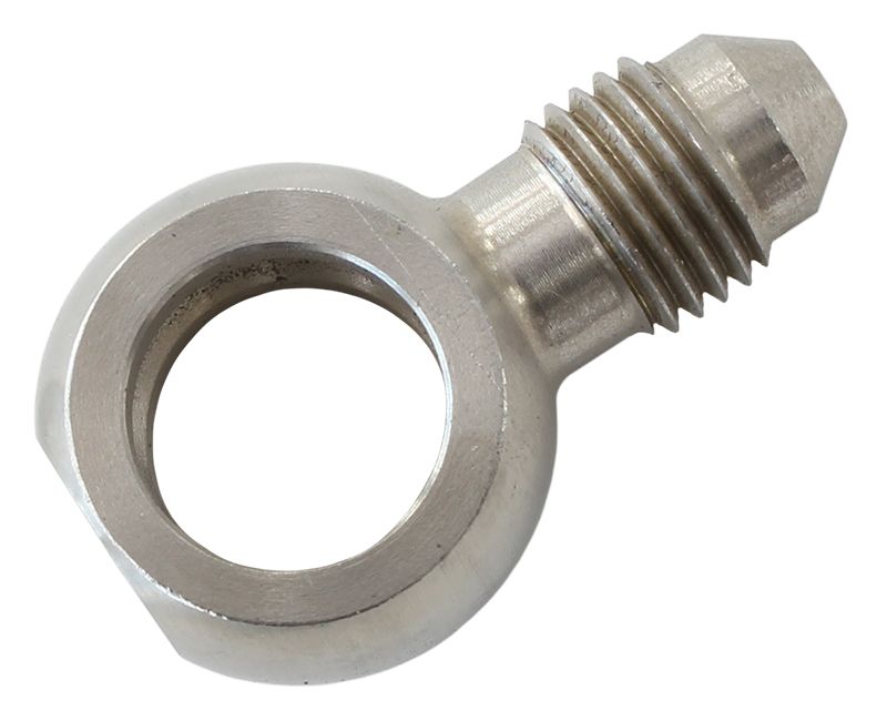 Stainless Steel Short Banjo to Male AN -3AN  11.2mm (7/16") to -3AN Male