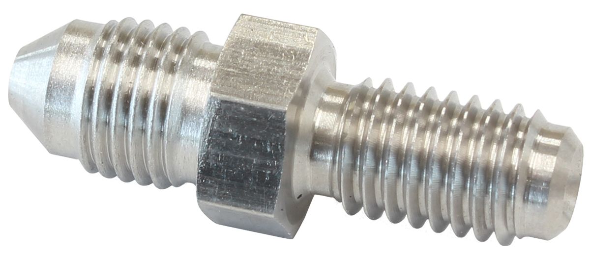 Male -3AN to M8 x 1.25 Dual Seat Adapter