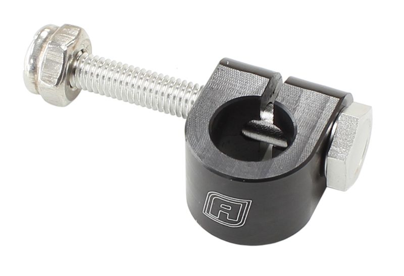 Billet Aluminium Clip Style Cable Mount  Full Clamp, Black