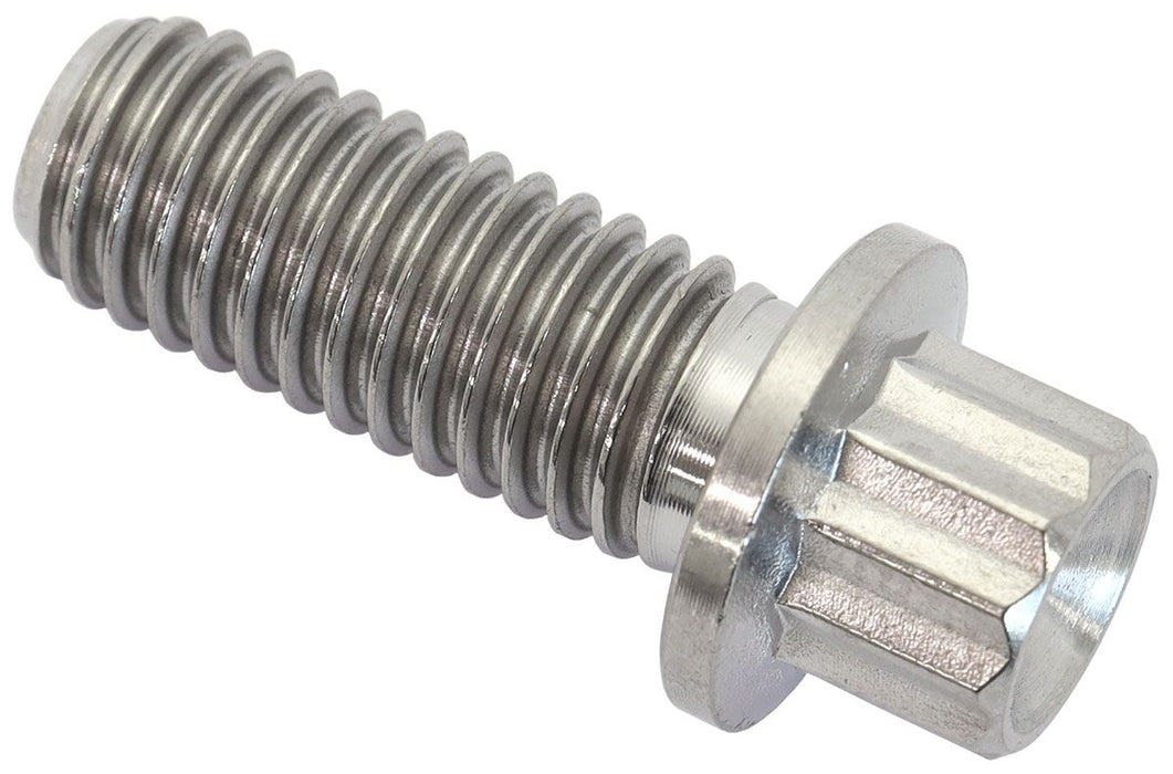 M8 x 1.25mm, UHL 20mm Titanium Bolt 12Point Head, Natural Finish, Sold Single.