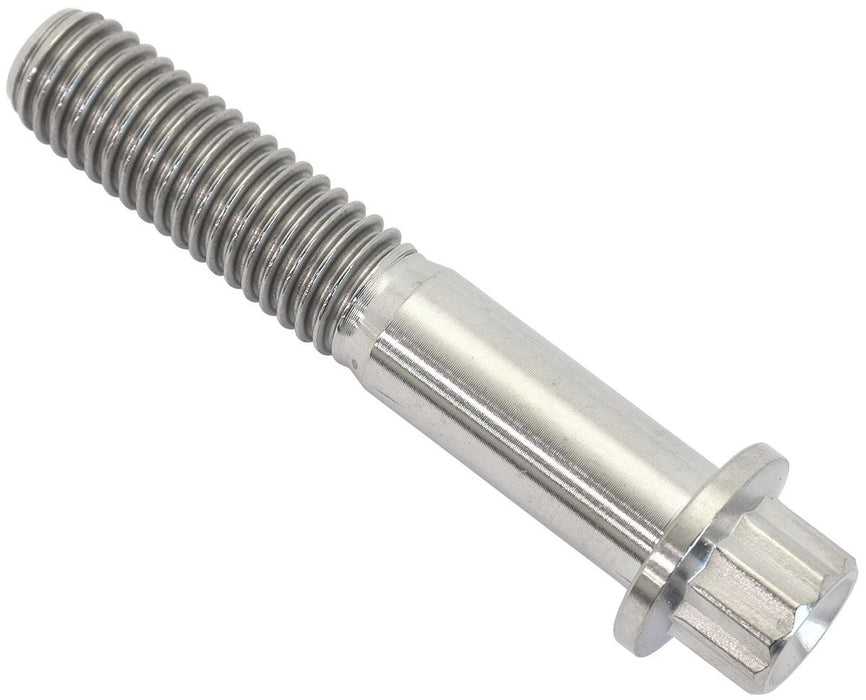 M8 x 1.25mm, UHL 45mm Titanium Bolt 12Point Head, Natural Finish, Sold Single.