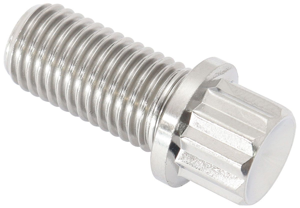 M10 x 1.25mm, UHL 20mmTitanium Bolt 12Point Head, Natural Finish, Sold Single.