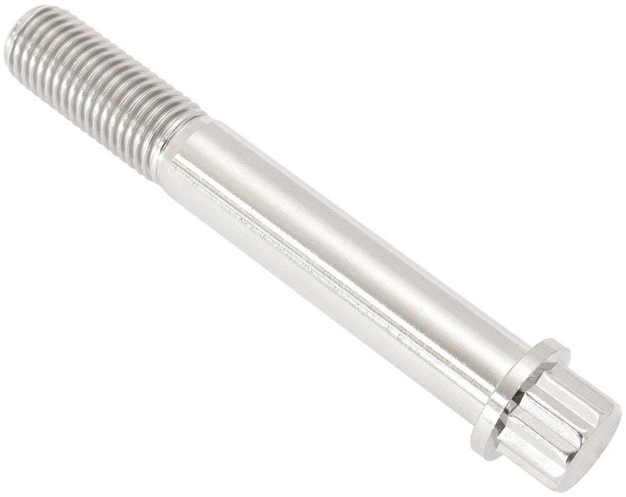 M10 x 1.25mm, UHL 70mmTitanium Bolt 12Point Head, Natural Finish, Sold Single.