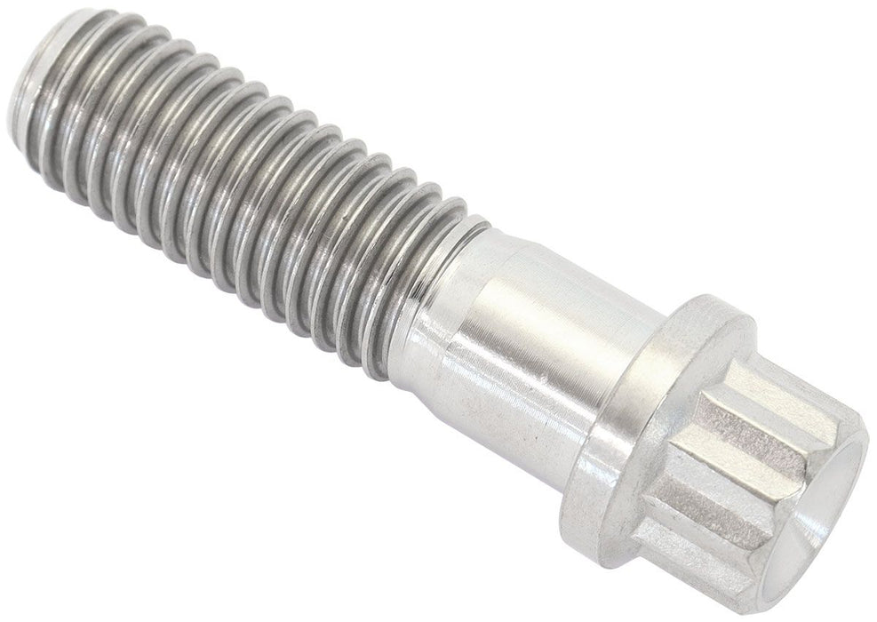 M10 x 1.50mm, UHL 35mmTitanium Bolt 12Point Head, Natural Finish, Sold Single.