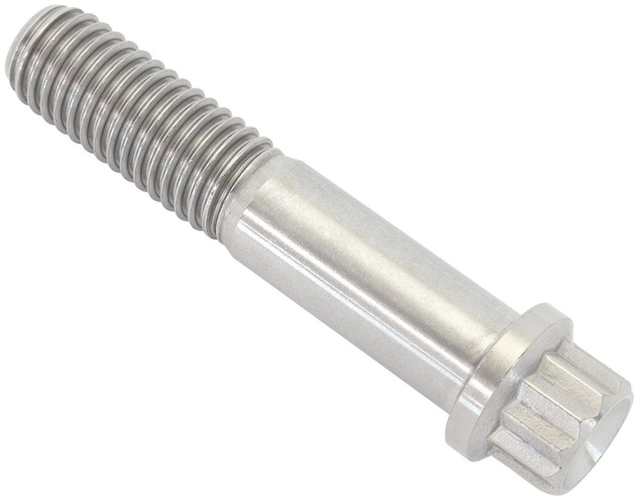 M10 x 1.50mm, UHL 50mmTitanium Bolt 12Point Head, Natural Finish, Sold Single.