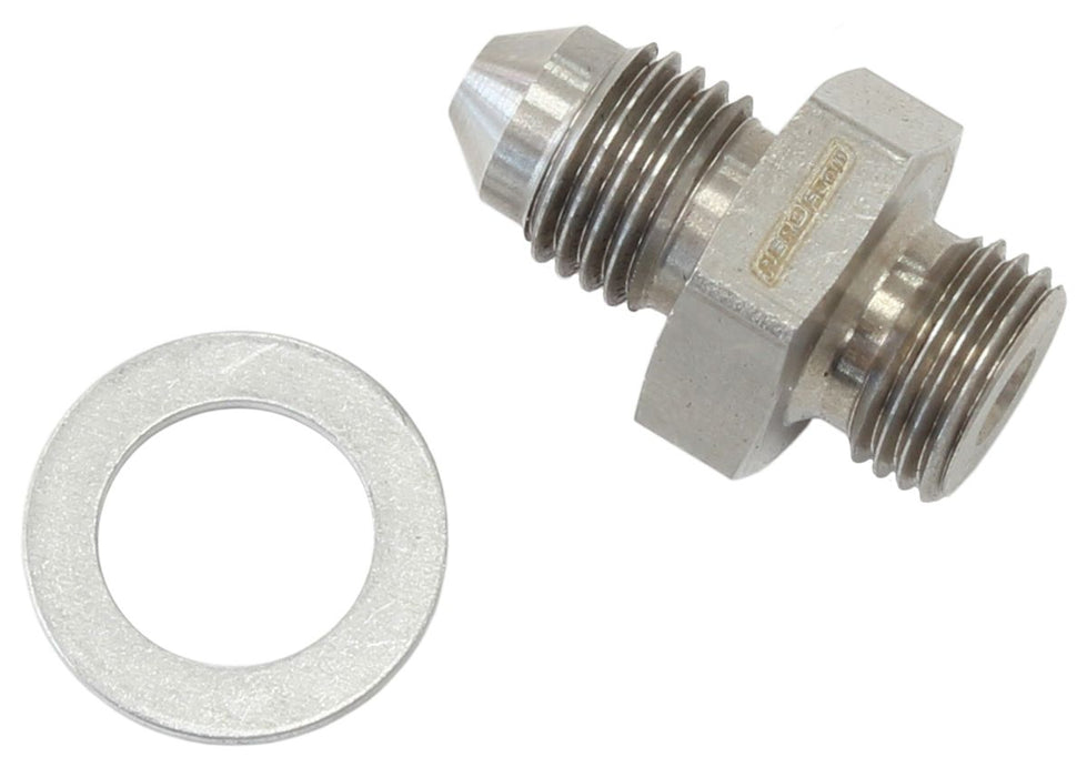 Wastegate Air Port Fitting -4AN to M10 x 1.0mm