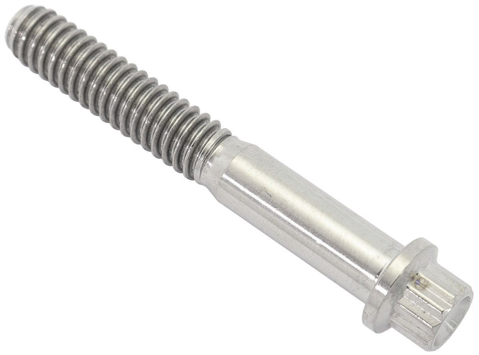 1/4-20", UHL 1.75" Titanium Bolt 12 Point Head, Natural Finish, Sold Single.