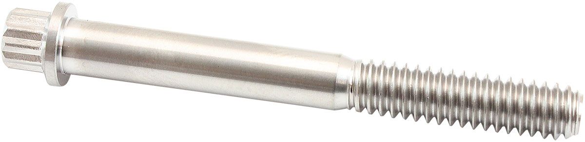 1/4-20", UHL 2.25" Titanium Bolt 12 Point Head, Natural Finish, Sold Single