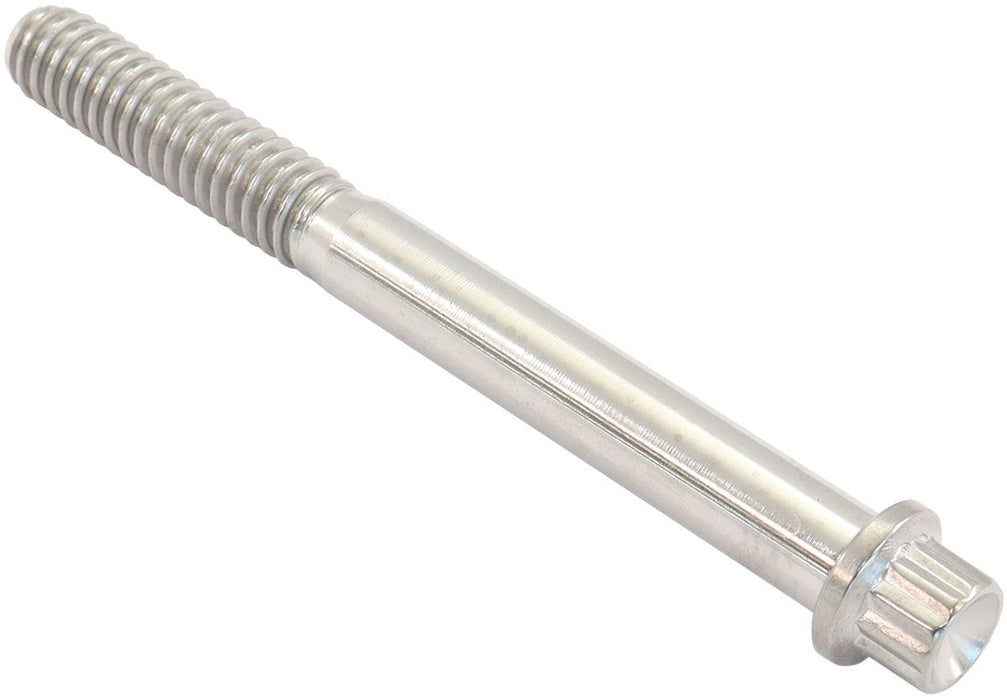 1/4-20", UHL 2.50" Titanium Bolt 12 Point Head, Natural Finish, Sold Single.