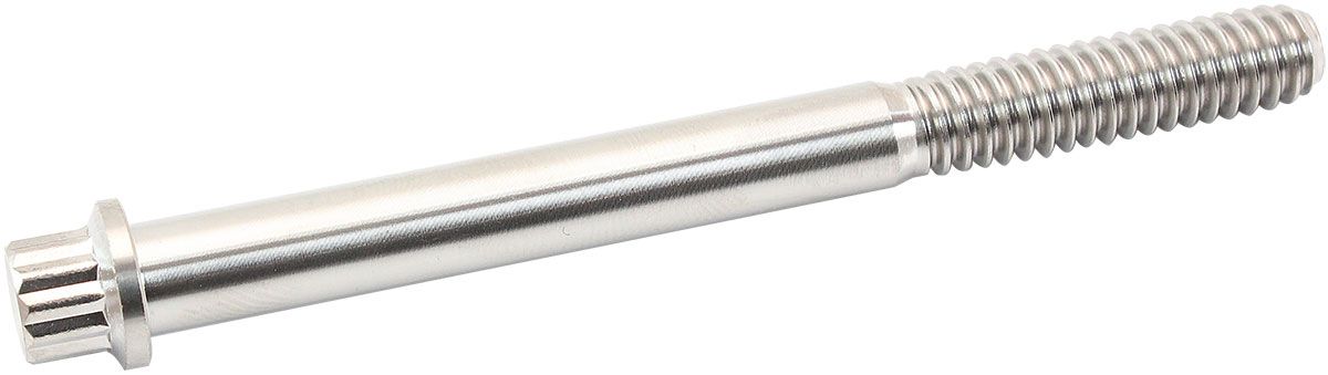 1/4-20", UHL 2.75" Titanium Bolt 12 Point Head, Natural Finish, Sold Single