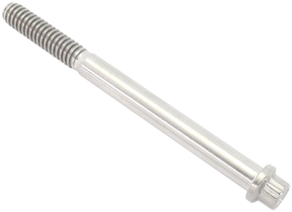 1/4-20", UHL 3.00" Titanium Bolt 12 Point Head, Natural Finish, Sold Single.