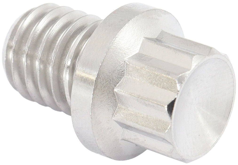 7/16-14", UHL 0.500" Titanium Bolt 12 Point Head, Natural Finish, Sold Single