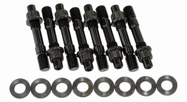 Blower Stud Kit 2.90" Total Length   Black Studs & Nuts