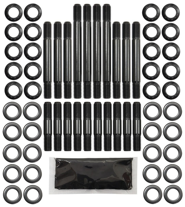 Small Block Chrysler 318-360 Head Stud Kit 12 Point Nuts, Suit Aeroflow 179cc Cylinder Heads and Edelbrock RPM Heads, 8740 Grade Material