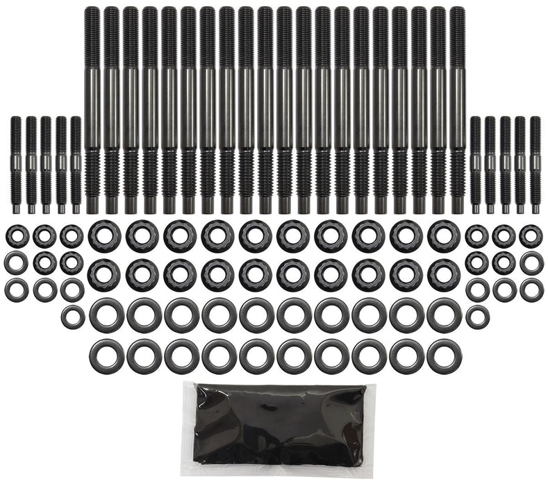 GM LS Head Stud Kit with Even Length Studs 12 Point Nuts, Suit 2004 and On Engines, 8740 Grade Material